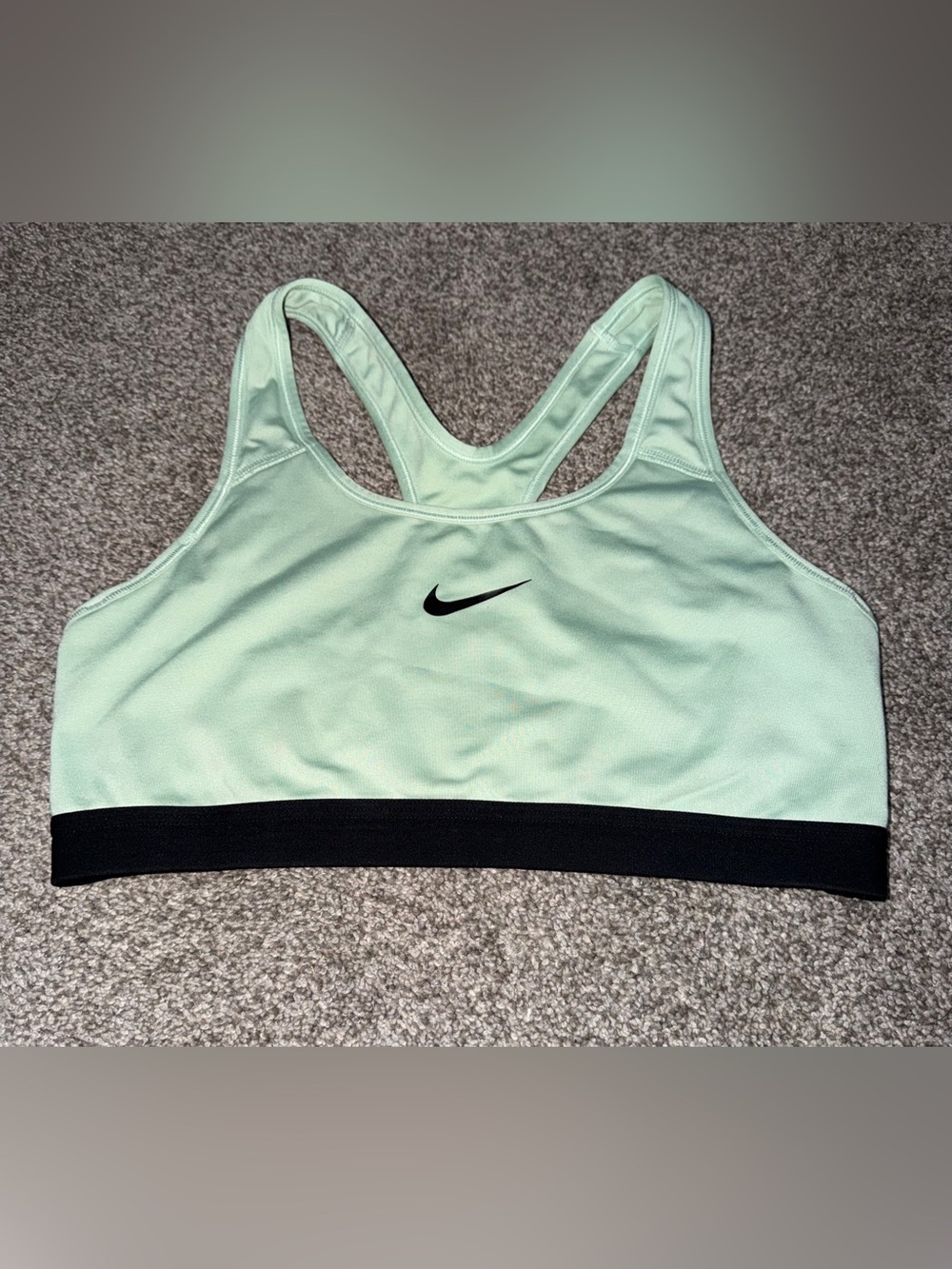 Nike Light Green Sports Bra | Mint Green Nike Dri Fit Racerback Sports Bra